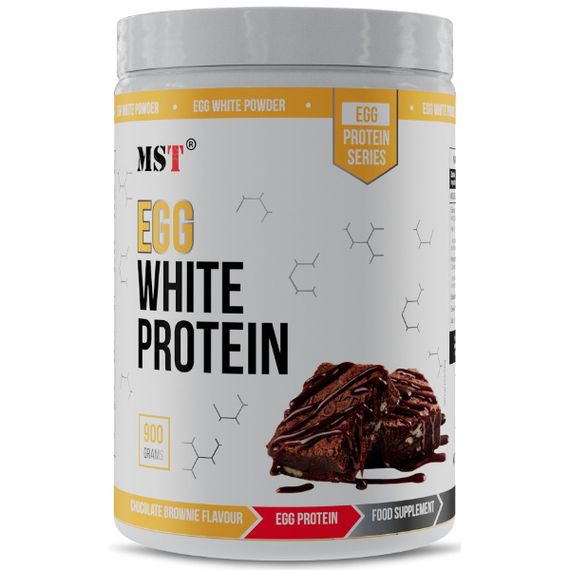 Протеїн MST Nutrition EGG White Protein 900 g /36 servings/ Brownie