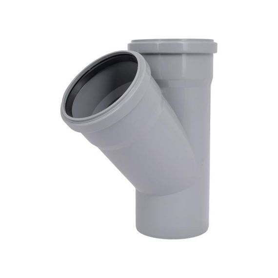 Тройник PPR канализационный TA Sewage 110, 45° | Зображення 2