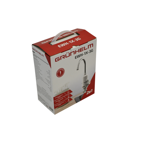 Электронагреватель проточной воды Grunhelm EWH-1X-3G | Зображення 7
