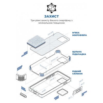 Чехол для мобильного телефона Armorstandart ICON2 MagSafe Apple iPhone 15 Plus Storm Blue (ARM72741) | Зображення 5