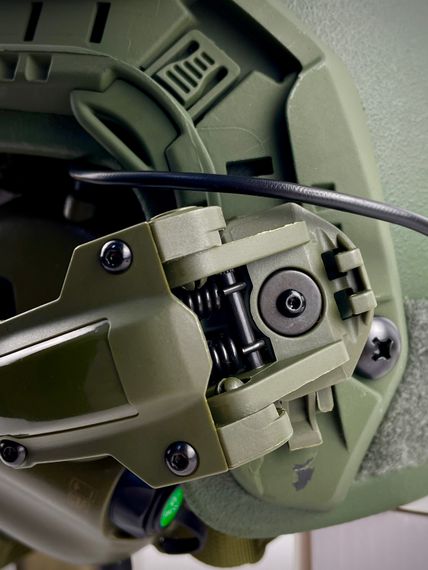 Адаптер кріплення для стрілецьких навушників “чебурашка” Олива | Зображення 3