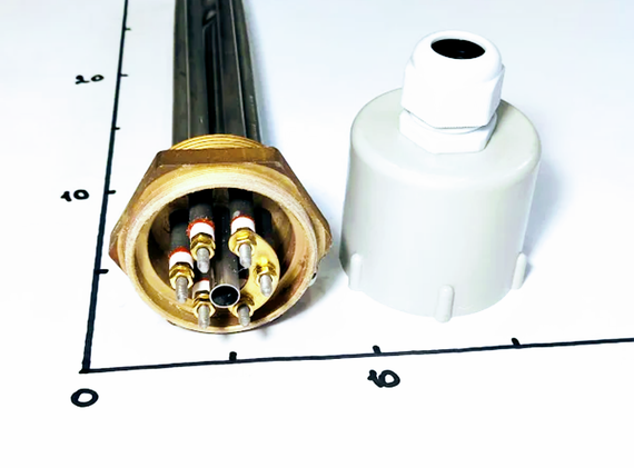 Блок ТЭНов 6000w с резьбой 2" Kawai | Зображення 2