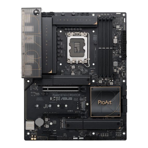 Материнcкая плата ASUS PROART B760-CREATOR s1700 B760 4xDDR5 M.2 HDMI DP ATX 90MB1F20-M1EAY0
