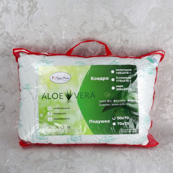 Стьобана подушка ALOE VERA на замку 50х70 від українського виробника 55094 | Зображення 9