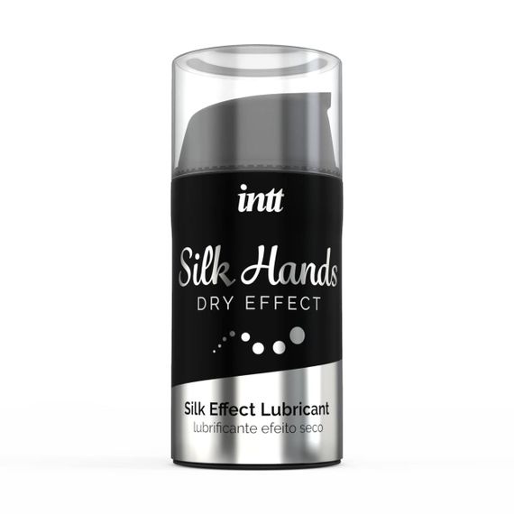 Ульта-густая силиконовая смазк Intt Silk Hands (15 мл) с матовым эффектом, шелковистый эффект | Зображення 1