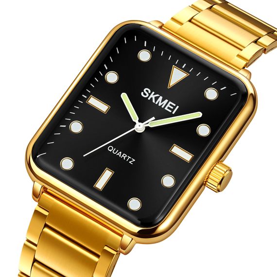 Чоловічий годинник Skmei 1954GDBK-SP Gold-Black Sun Pattern | Зображення 1