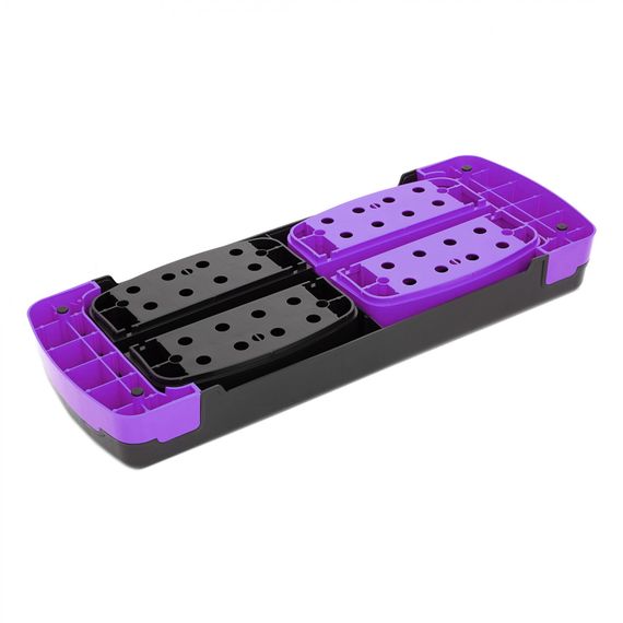 Степ-платформа 3-ступінчаста Cornix 78 х 29 х 10-20 см XR-0183 Black/Purple | Зображення 3