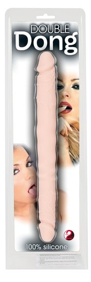 Двухсторонний фаллоимитатор - Double Dong Flesh Sex Aura | Зображення 5