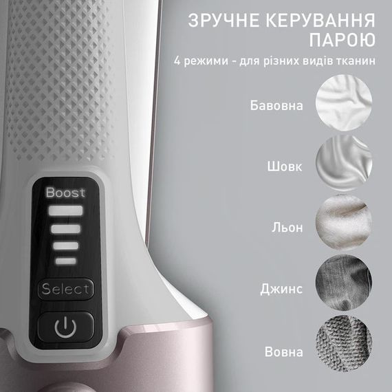 Відпарювач ручний Tefal Pure Force DT8720E0 1800 Вт білий | Зображення 4