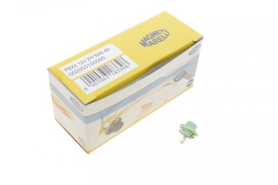 Автолампа PBX4 12V 2W BX8.4d зелений патрон  PBX4 2W 12V  002053100000