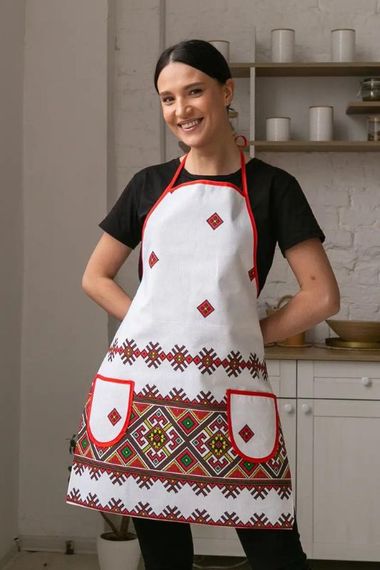 Фартух кухонний Носи своє 0,75*0,55 Білий (p-10957-123931)