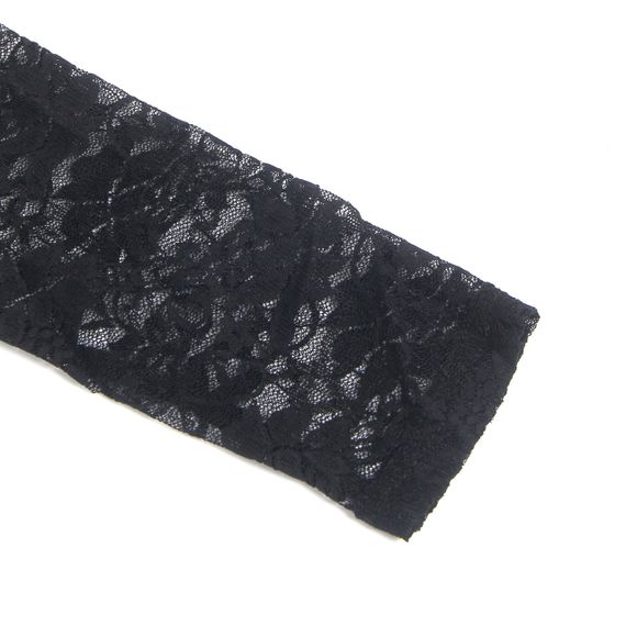 Платье с кружевом Star Night с имитацией кожи, черное, S sexstyle | Зображення 9