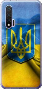Чехол на Huawei Nova 6 Флаг и герб Украины 1 "375u-1821-17620"