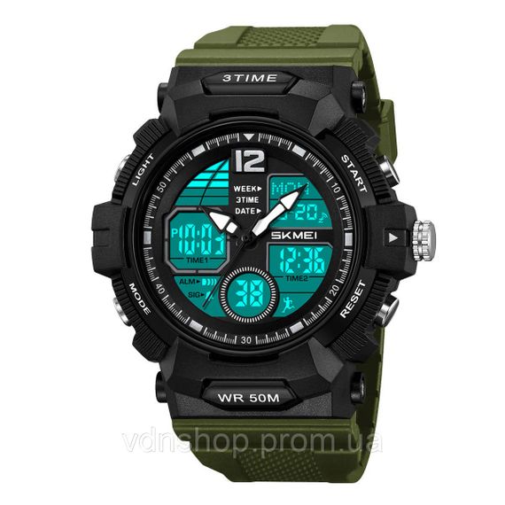 Армійські годинники протиударні SKMEI, Годинники для походів армійські для ЗСУ PB-44 | Зображення 2