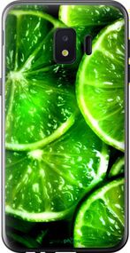 Чохол на Samsung Galaxy J2 Core Зелені часточки лимона "852u-1565-2448"