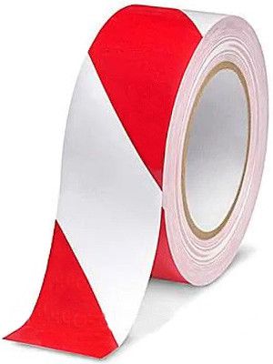 Сигнальна стрічка червоно-біла 72х100м Ny95503217