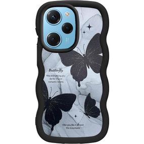 Чехол TPU Cloudy Pictures для Xiaomi Poco X5 Pro 5G / Note 12 Pro 5G Butterflies