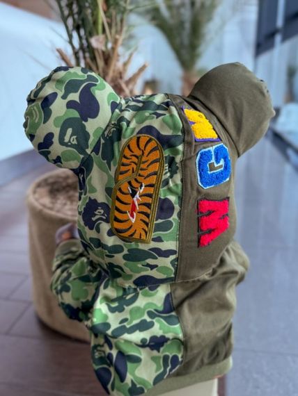 Статуетка Bearbrick BAPE BEAR дизайнерська статуетка ведмідь Беарбрік 70 см mb004 | Зображення 3