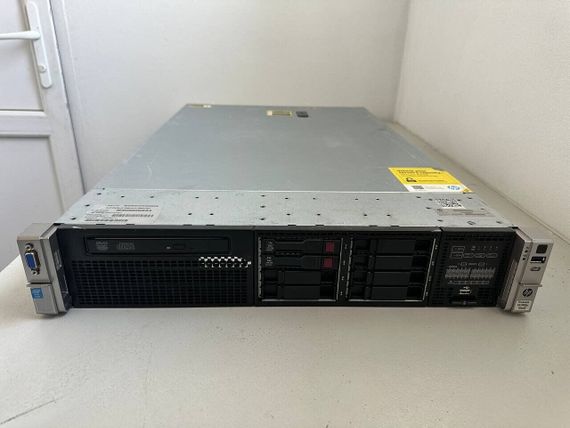 Сервер HP ProLiant DL380p G8 2U Rack / 2x Intel Xeon E5-2658 v2 (10 (20) ядер по 2.4 - 3.0 GHz) / 128 GB DDR3 / 2x 450 GB SAS / iRMC S3 Graphics / Два блоки живлення 460W б/в | Зображення 2