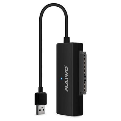 Адаптер Maiwo USB 3.0 to HDD SATA 2,5&quot;/3,5&quot;/5,25&quot;/SSD, PA 2V/2A black (K10435A) (K10435A)