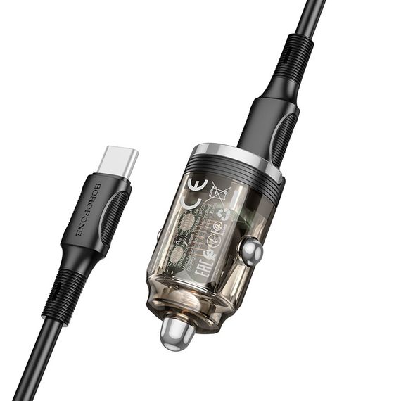 АЗП Borofone BZ29A Talented PD36W+QC3.0 (1C1A) + Type-C to Type-C | Зображення 2