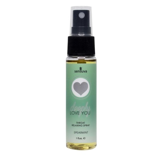 Спрей для мінету Sensuva Deeply Love You Spearmint (29 мл), для глибокого мінету Sex Aura