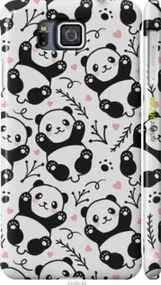Чохол на Samsung Galaxy Alpha G850F Панди "4318c-65-2448"