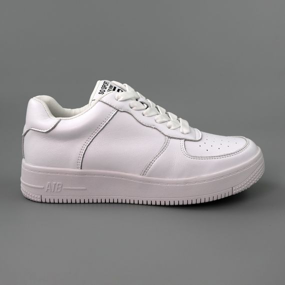 Кеди жіночі шкіряні 589701 Білі 36 37 38 39 40 41