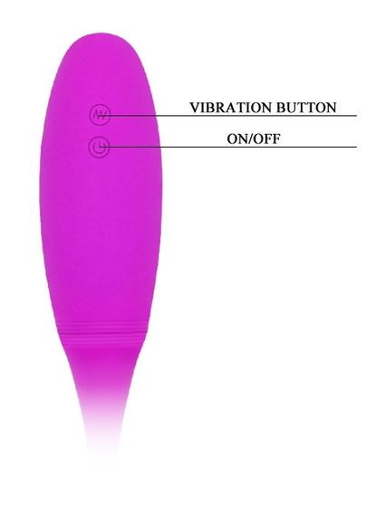 Гибкий двусторонний вибратор PRETTY LOVE - Snaky Vibe, BI-014327-2 Sex Aura | Зображення 5