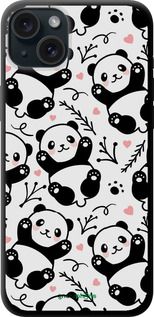 Чохол на iPhone 15 Plus Панди "4318b-3097-2448"