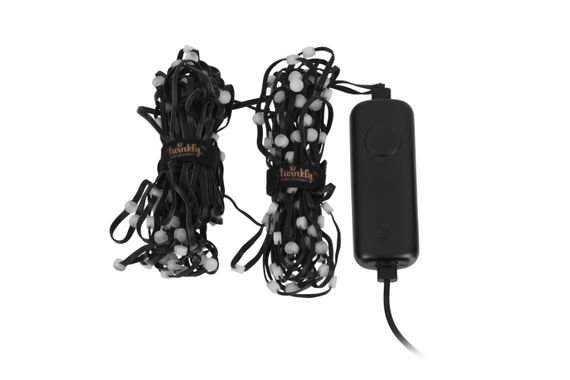 Гірлянда Smart LED Twinkly Dots Lights RGB 200 Gen II, IP44, 10м, кабель прозорий (TWD200STP-BEU) | Зображення 2