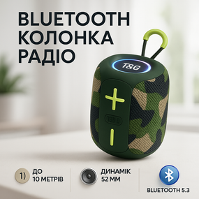 Bluetooth колонки з об'ємним звучанням TG658, Бездротова bluetooth колонка, Стерео колонка переносна UM-86
