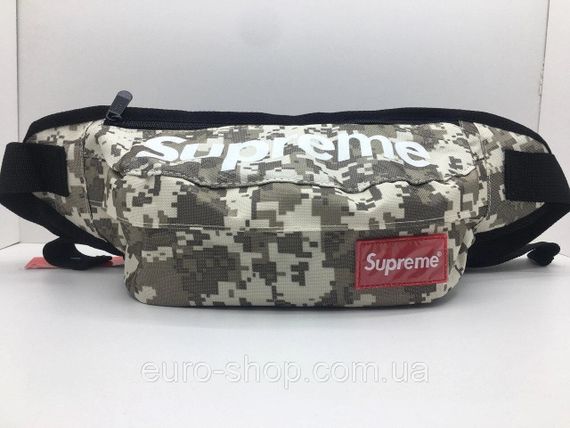 Поясна сумка Supreme Сірий камуфляж сумка на пояс | Зображення 2