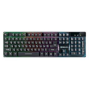 Клавіатура REAL-EL 8700 Gaming Backlit, black