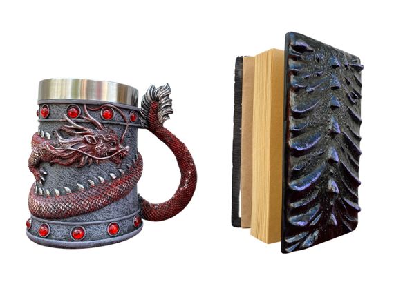 Подарунковий набір Кухоль 3D Танард Red Rose та Блокнот 3D «Око Ілюзій» | Зображення 1