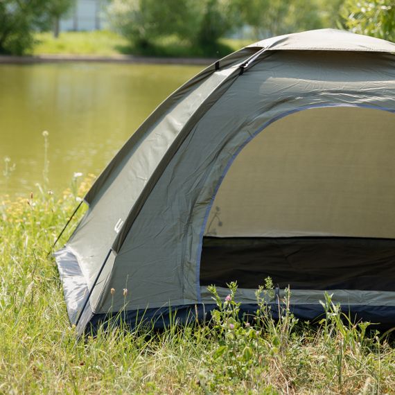 Намет двомісний 200×150×120 (см) кемпінговий туристичний для риболовлі, полювання LU-025GR Хакі | Зображення 5
