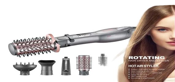 Фен-щітка з обертовим шнуром XPRO GM-4858 (45460-GM 4858_874) | Зображення 2