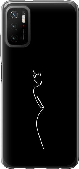 Чехол на Xiaomi Redmi Note 10 5G Силуэт1 "4590u-2556-17620"