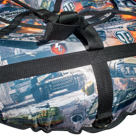 Надувні тюбінги від виробника 100 см "Танки" (Оксфорд, ПВХ) плюшка для снігу | Зображення 6