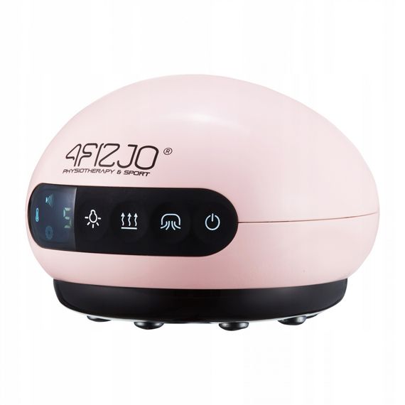 Масажна вакуумна банка 4FIZJO акумуляторна з ІЧ прогріванням 4FJ0518 Pink (P-5907739318701) | Зображення 4