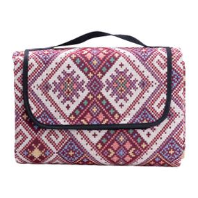 Коврик для пикника жаккардовый, красный LU012R