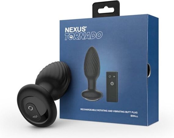Анальна пробка Nexus TORNADO Small, ротація+вібрація, пульт ДК | Зображення 5