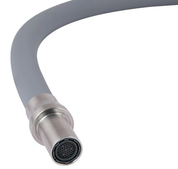 Змішувач для кухні Lidz Aria 020F3 з гнучким виливом з підключенням для питної води LDARI020F3GNK39211 | Зображення 1