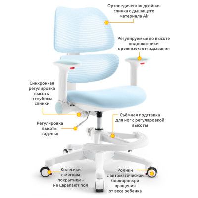 Детское кресло Mealux Dream Air Blue (Y-607 KBL) | Зображення 1