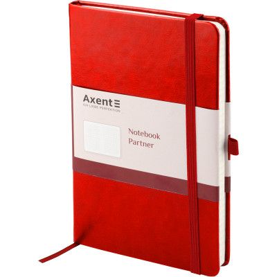 Блокнот Axent Partner Lux, 125х195, 96л, кл, красный (8202-06-A) | Зображення 1