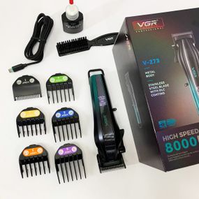 Машинка для стрижки хорошая, Машинка для стрижки с множеством насадок Триммер висков DE-15