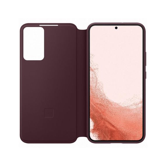Чохол до мобільного телефона Samsung Smart Clear View Cover Galaxy S22 Plus Burgundy (EF-ZS906CEEGRU) | Зображення 2