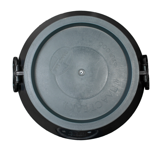 Бочка пластиковая 120 л техническая черная бидон  широкая горловина бочка для воды | Зображення 6