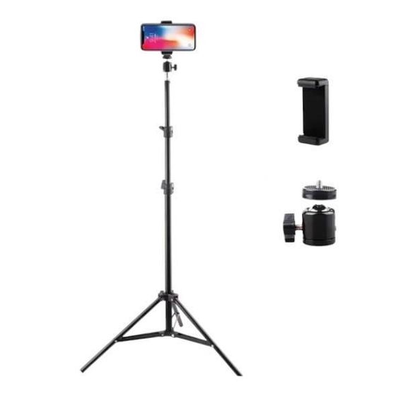 Штатив для телефону 2 в 1 на тринозі Чорний