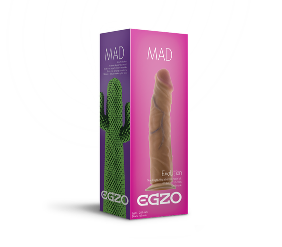 Фалоімітатор EGZO Ciberskin D002 (20,5 см х 4,5 см) sexstyle | Зображення 2